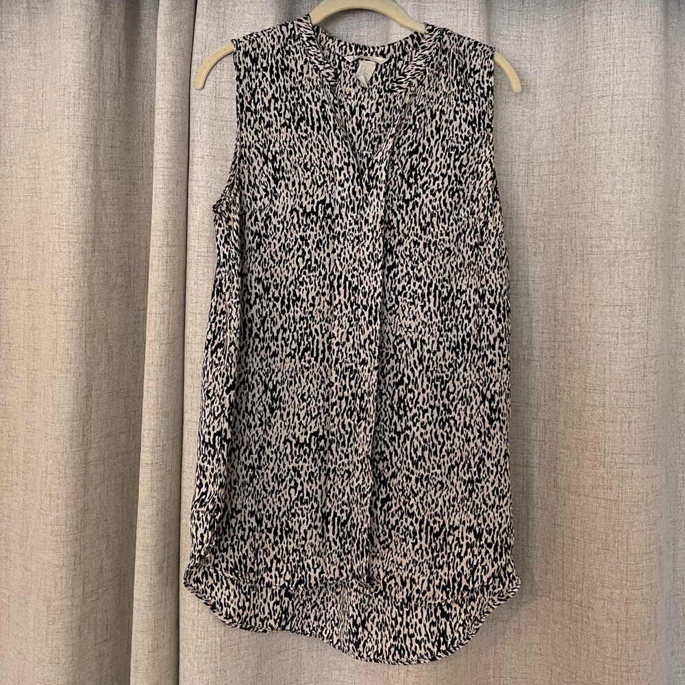 H&M animal print tank